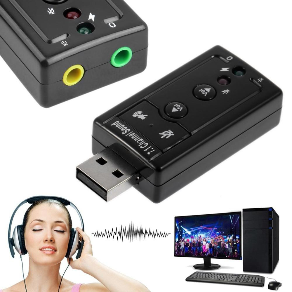 Miniatura 5 de Tarjeta De Sonido Externa Usb 7.1